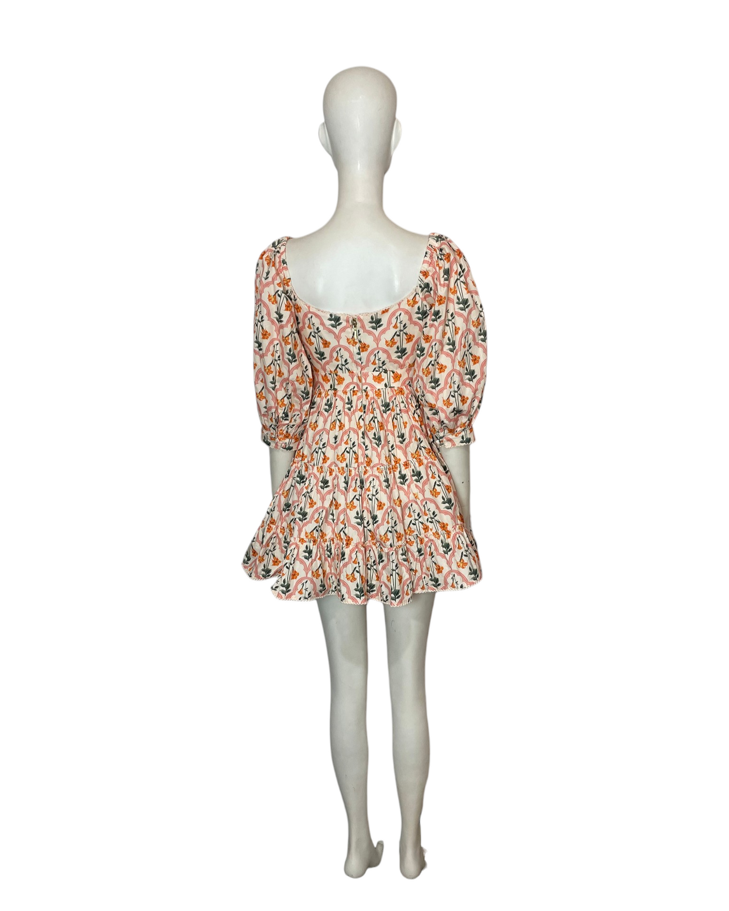 Vestido mini cuarandera guanabana