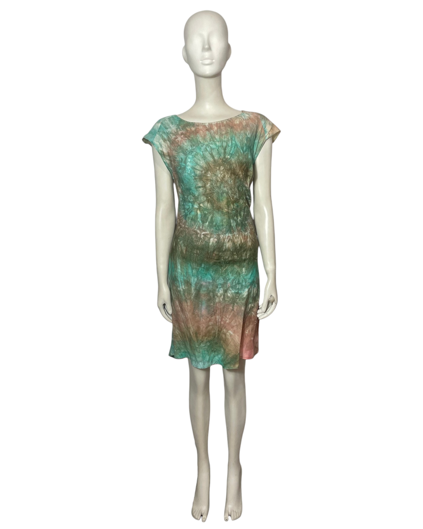 Vestido verde fusión