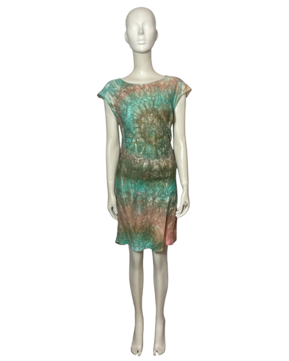 Vestido verde fusión
