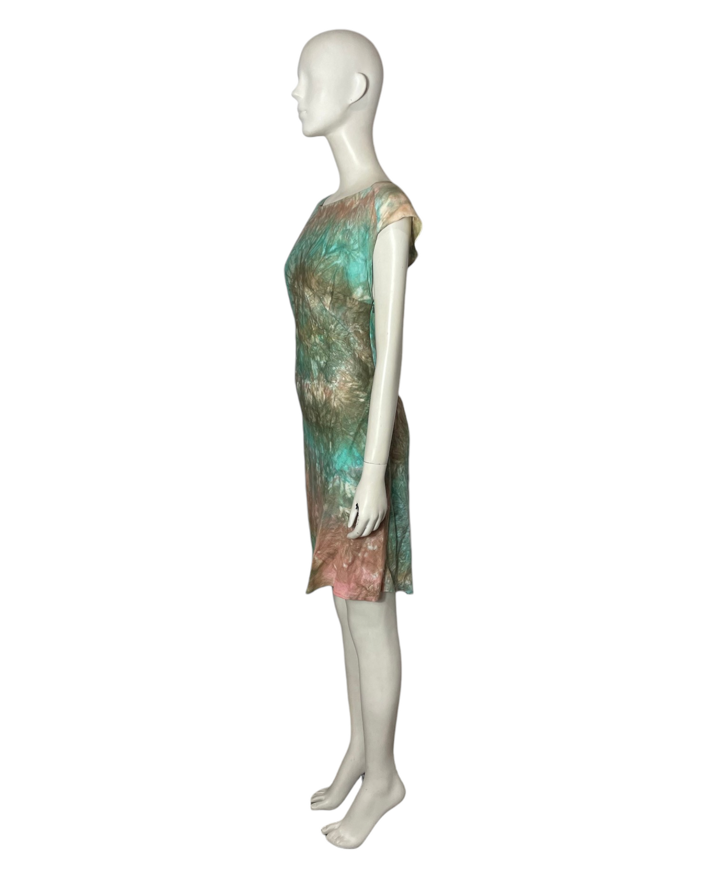 Vestido verde fusión