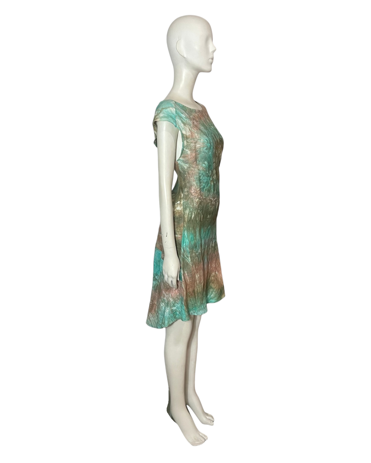 Vestido verde fusión