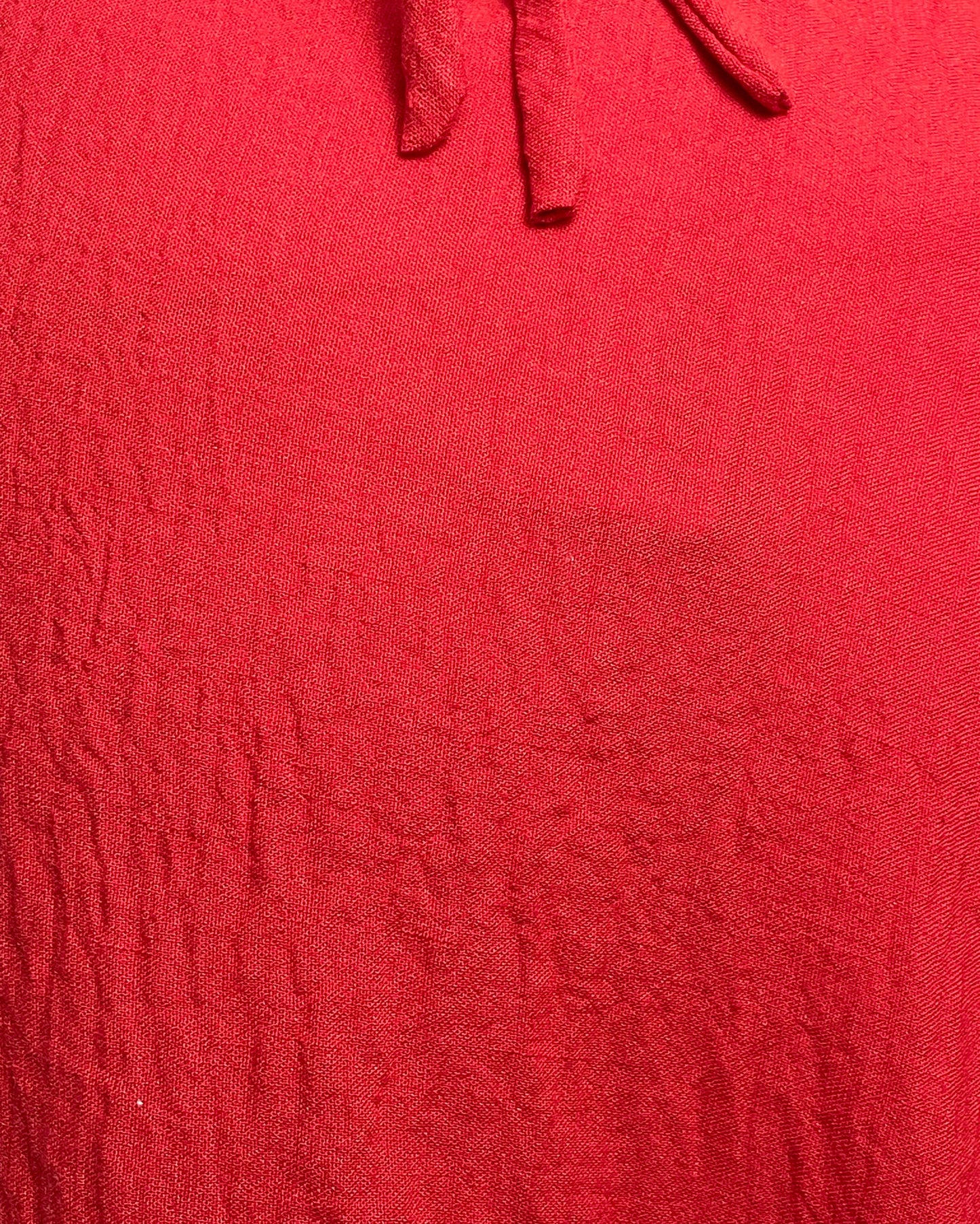 Red maxi dress