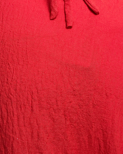 Red maxi dress