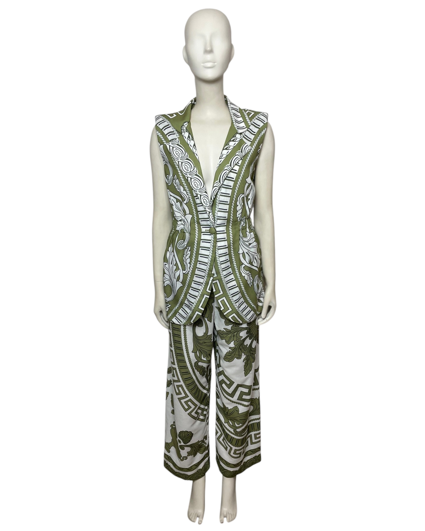 Set chaleco y pant verde