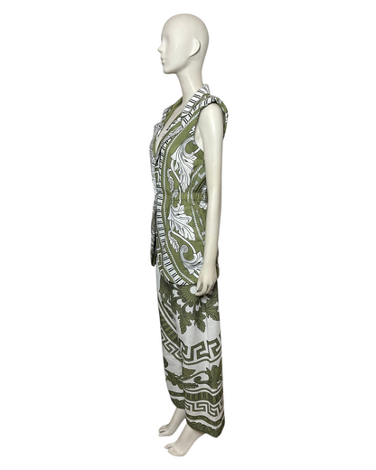 Set chaleco y pant verde