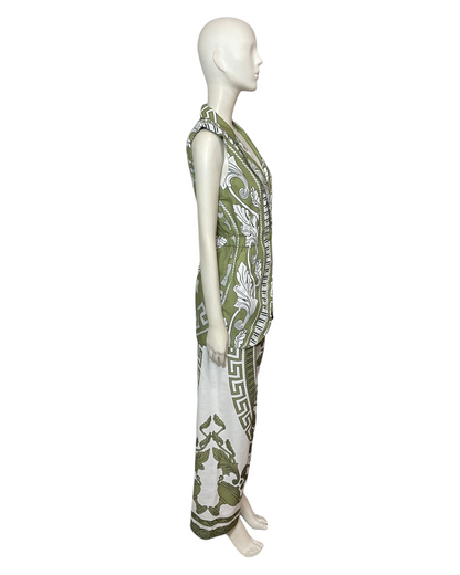 Set chaleco y pant verde