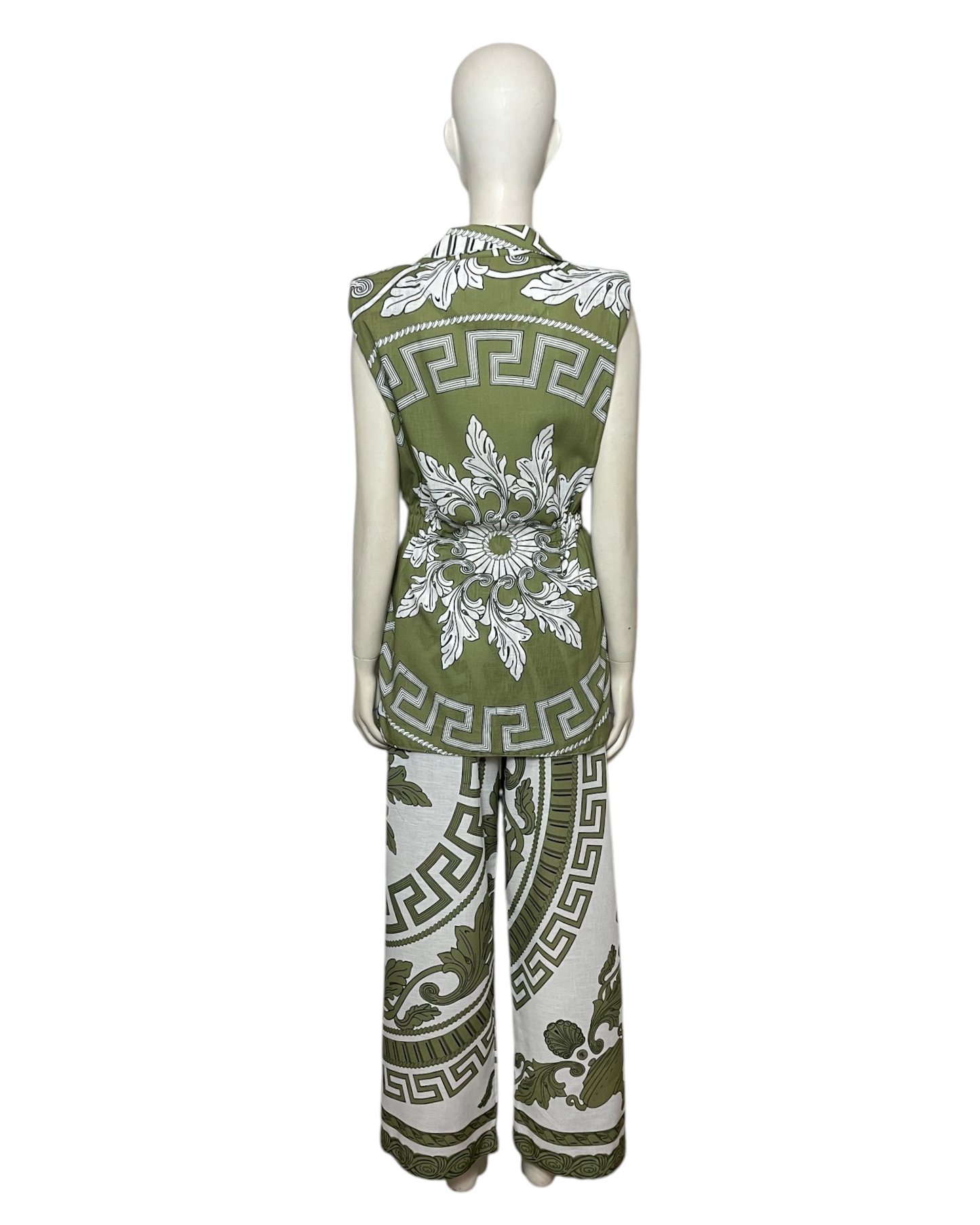 Set chaleco y pant verde