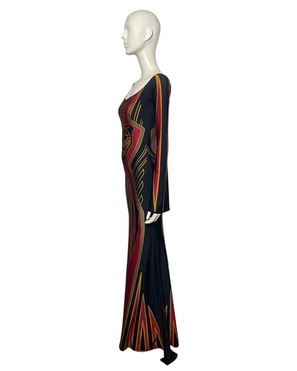 Maxi dress felino