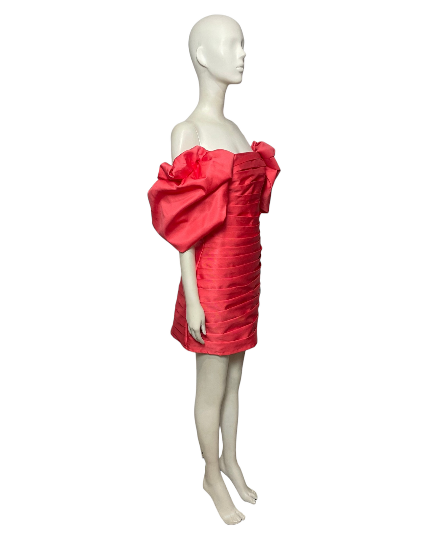 Vestido mini de fiesta coral