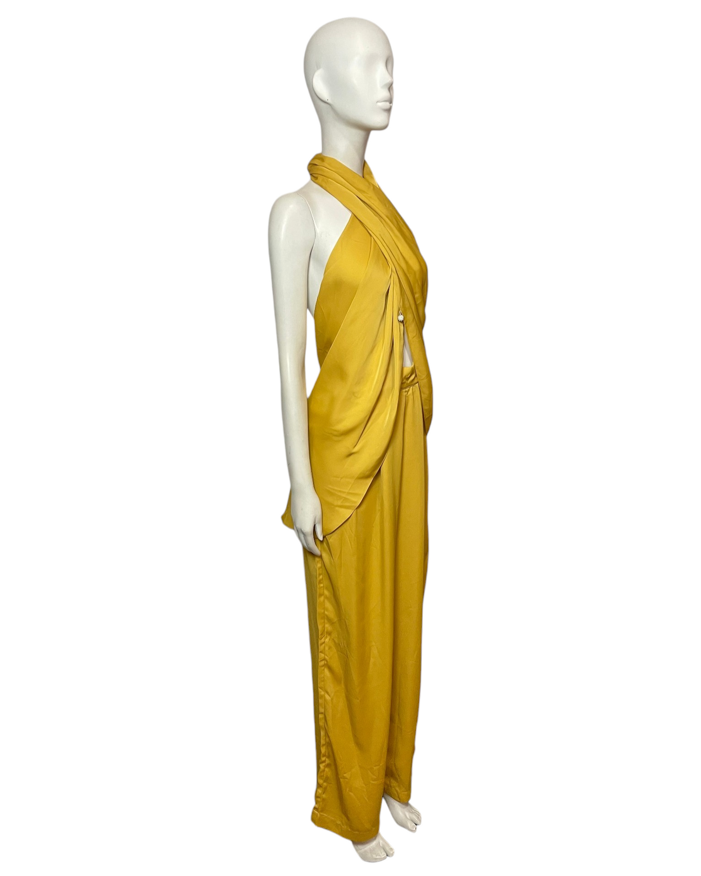 Set asimétrico amarillo