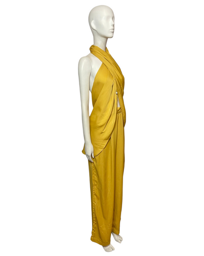 Set asimétrico amarillo