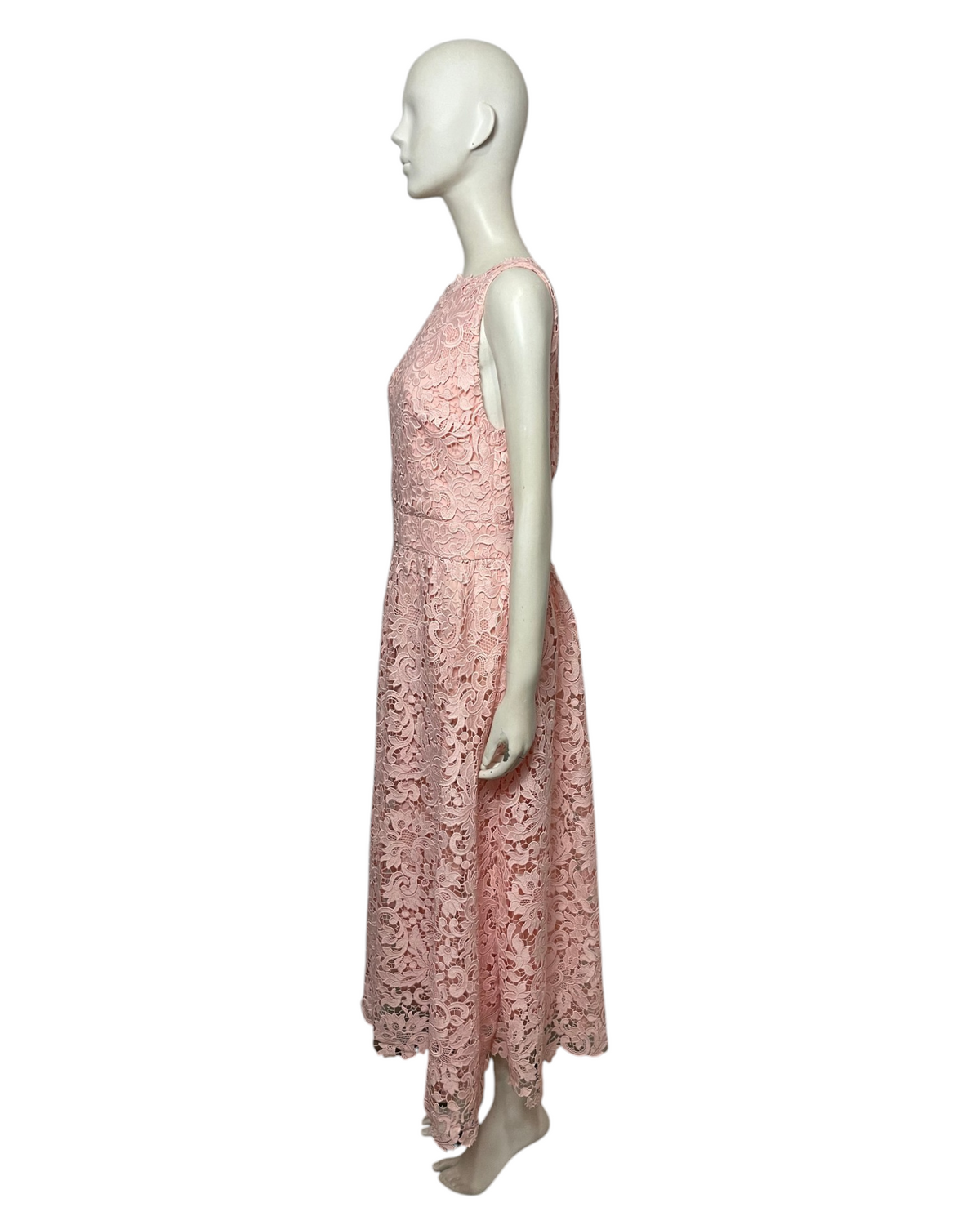 Lace midi dress