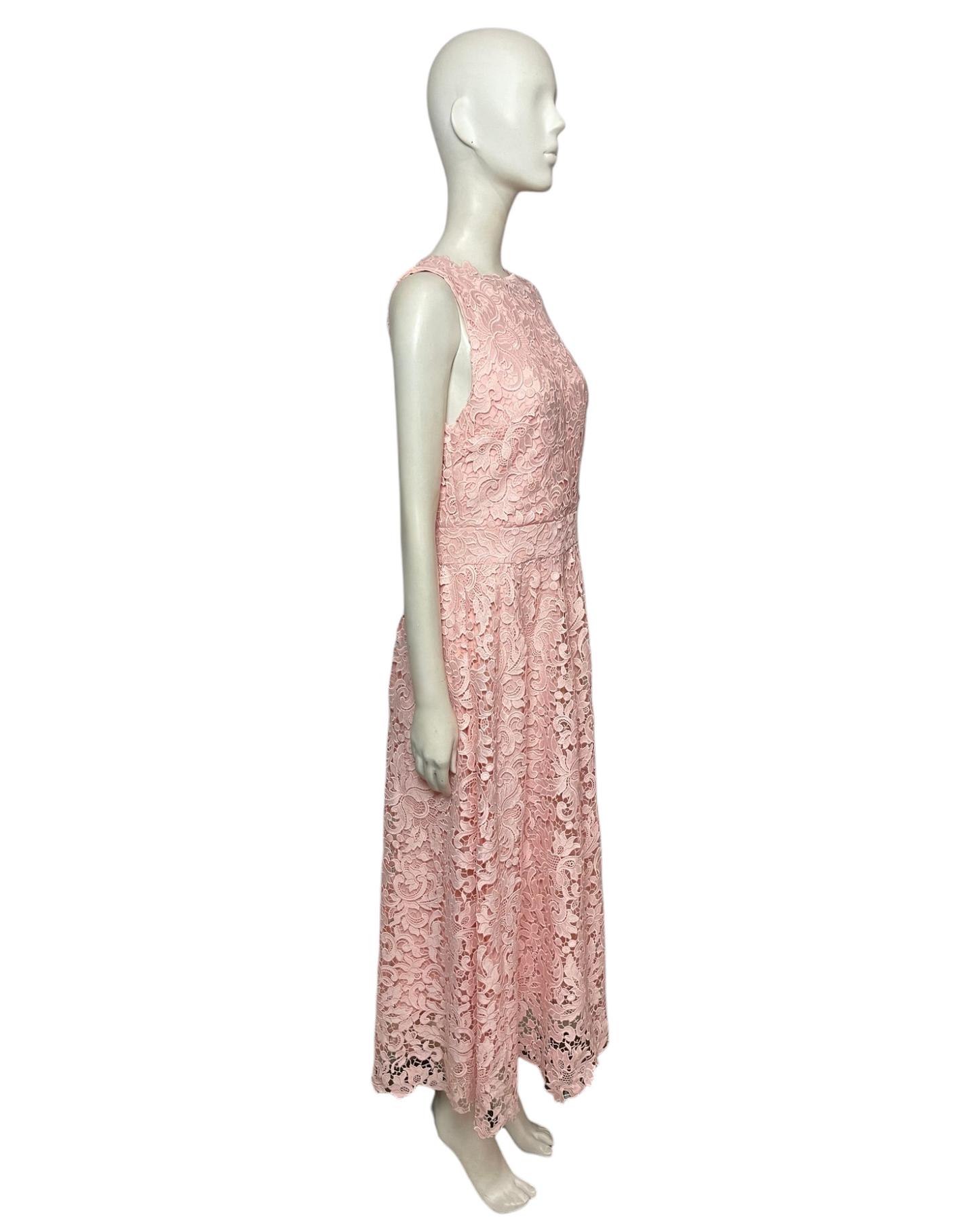 Lace midi dress