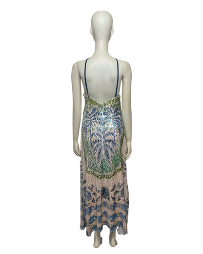 Maxi dress palmeras