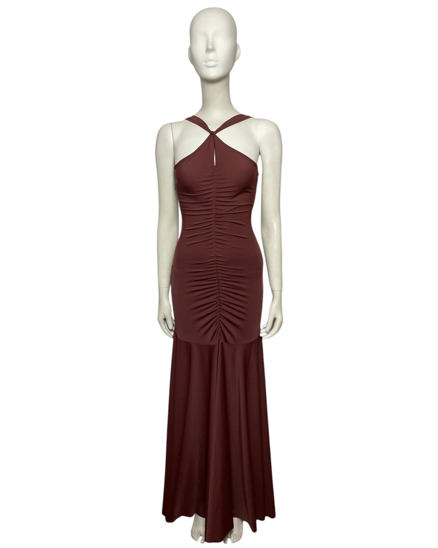 Aya gown dark chocolate dress