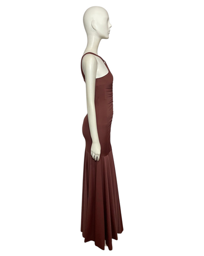 Aya gown dark chocolate dress