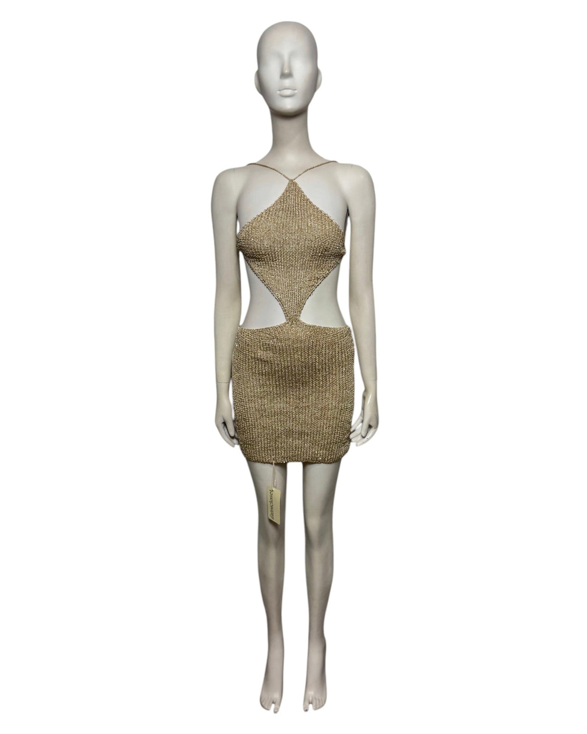 Mini dress dorado
