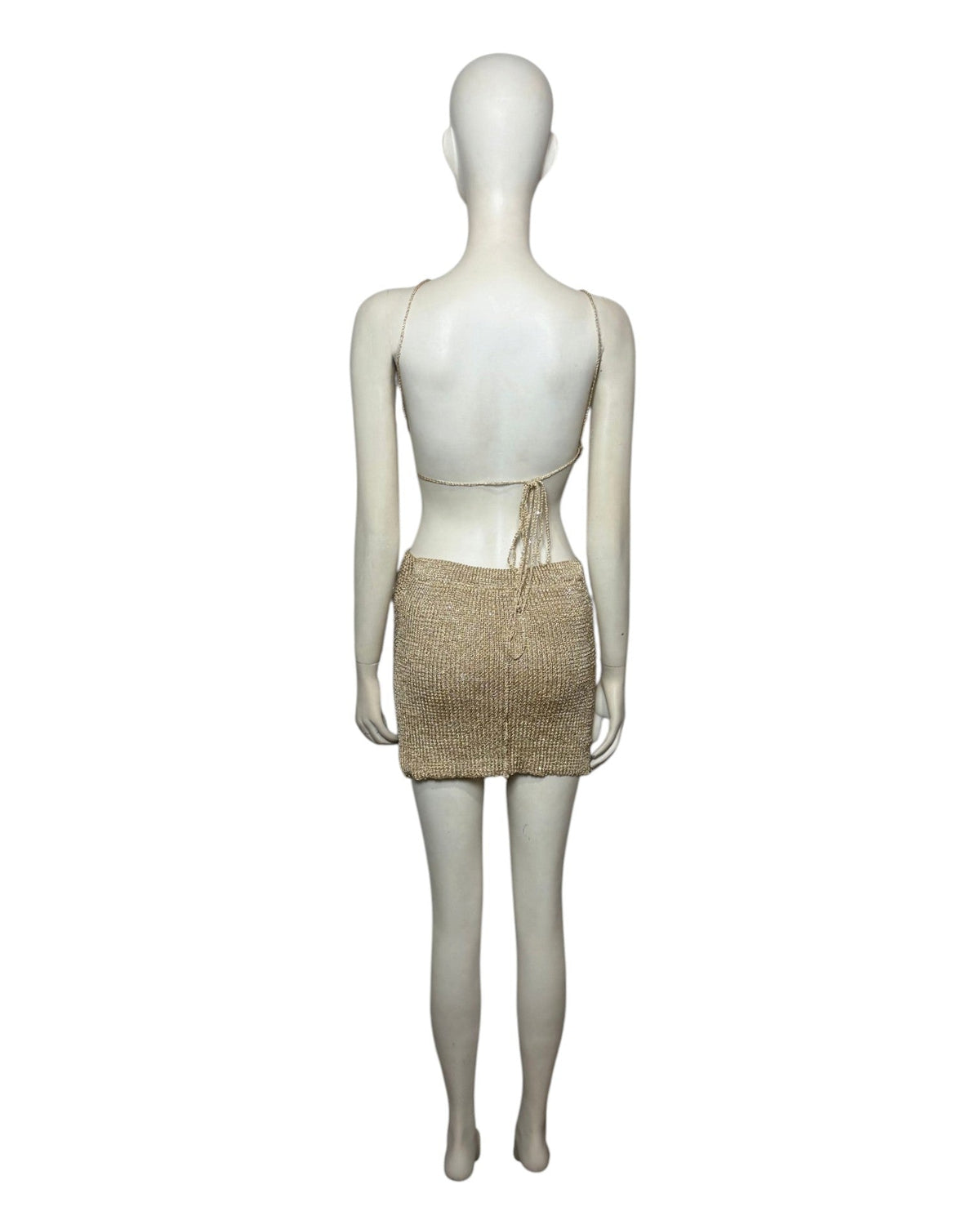 Mini dress dorado
