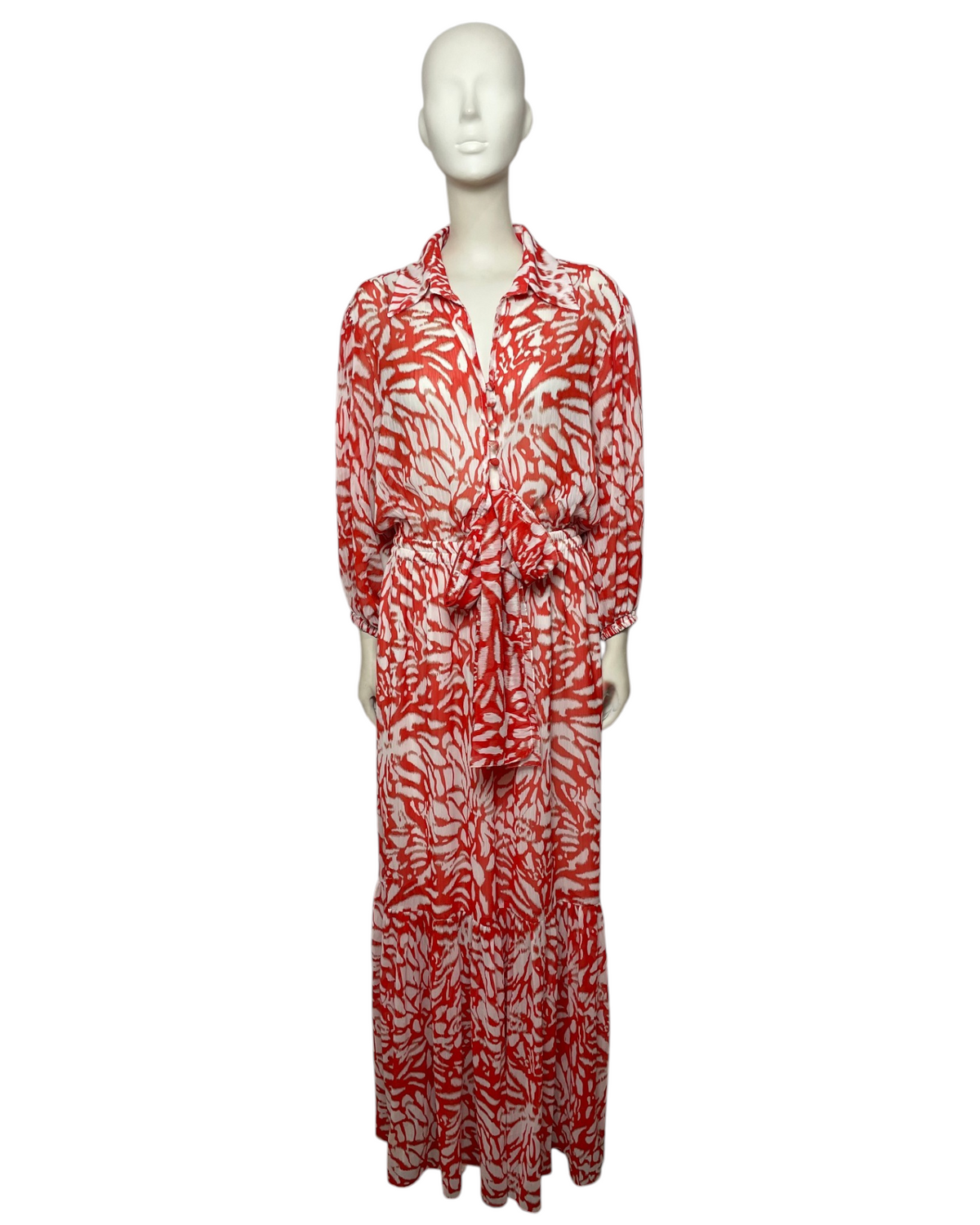 Chiffon maxi dress