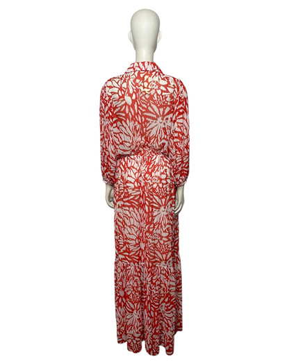 Chiffon maxi dress