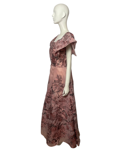Vestido rosa goldi