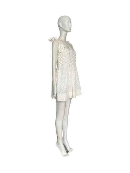 mini dres puntos blancos
