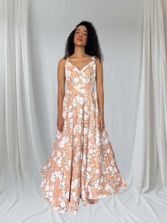 Vestido fiesta flores