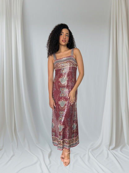 Vestido lanza rojo