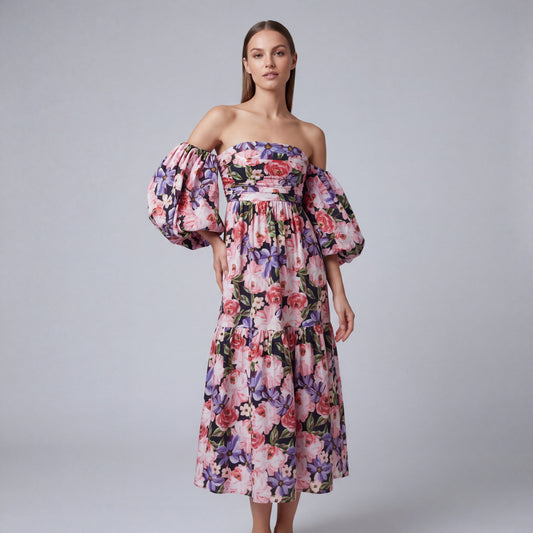 Vestido midi verbena
