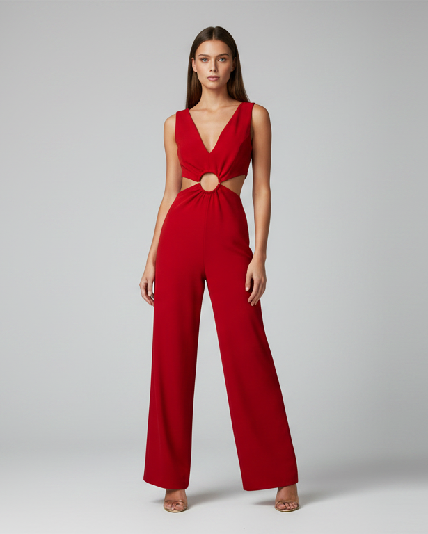 Jumpsuit rojo