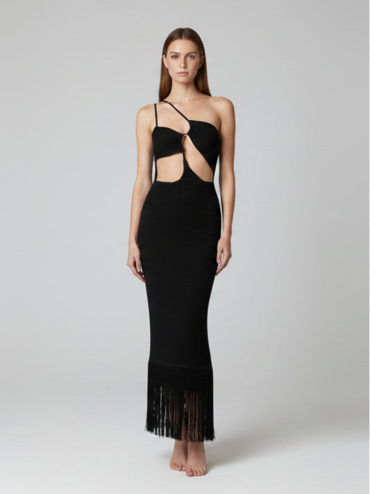 Vestido entre luces negro