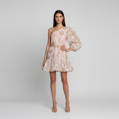 Vestido mini de una manga