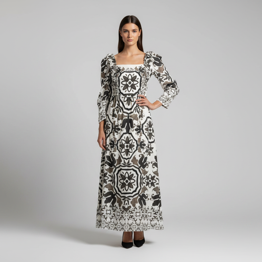 Vestido maxi  komorebi