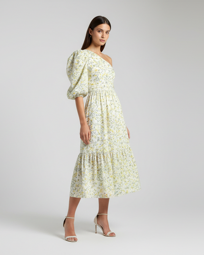 Vestido midi jardines
