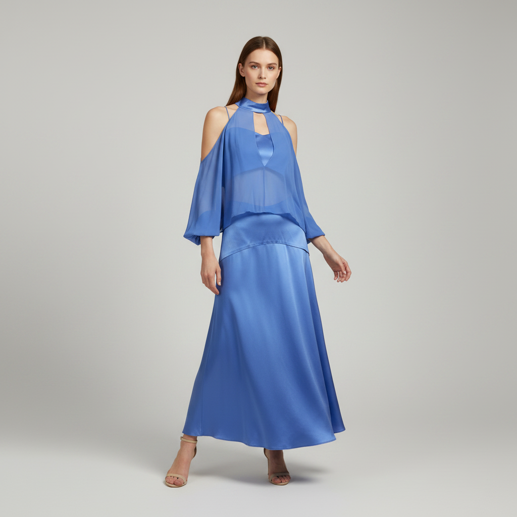 Valeria blue dress