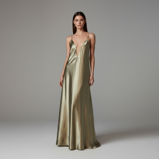 Maxidress golden seda