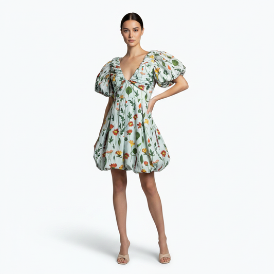 mini dres noni primavera azul