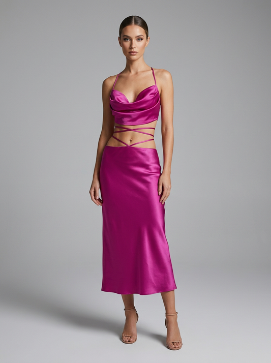 set  falda y top moss