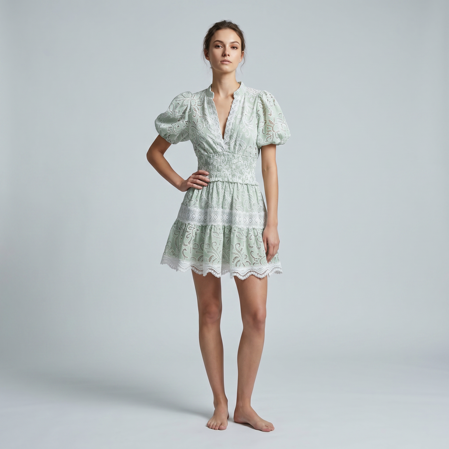 Marion mini dress green