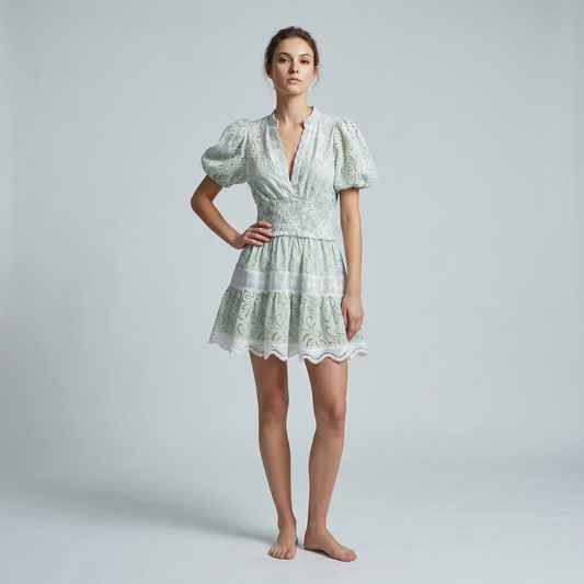 Marion mini dress green