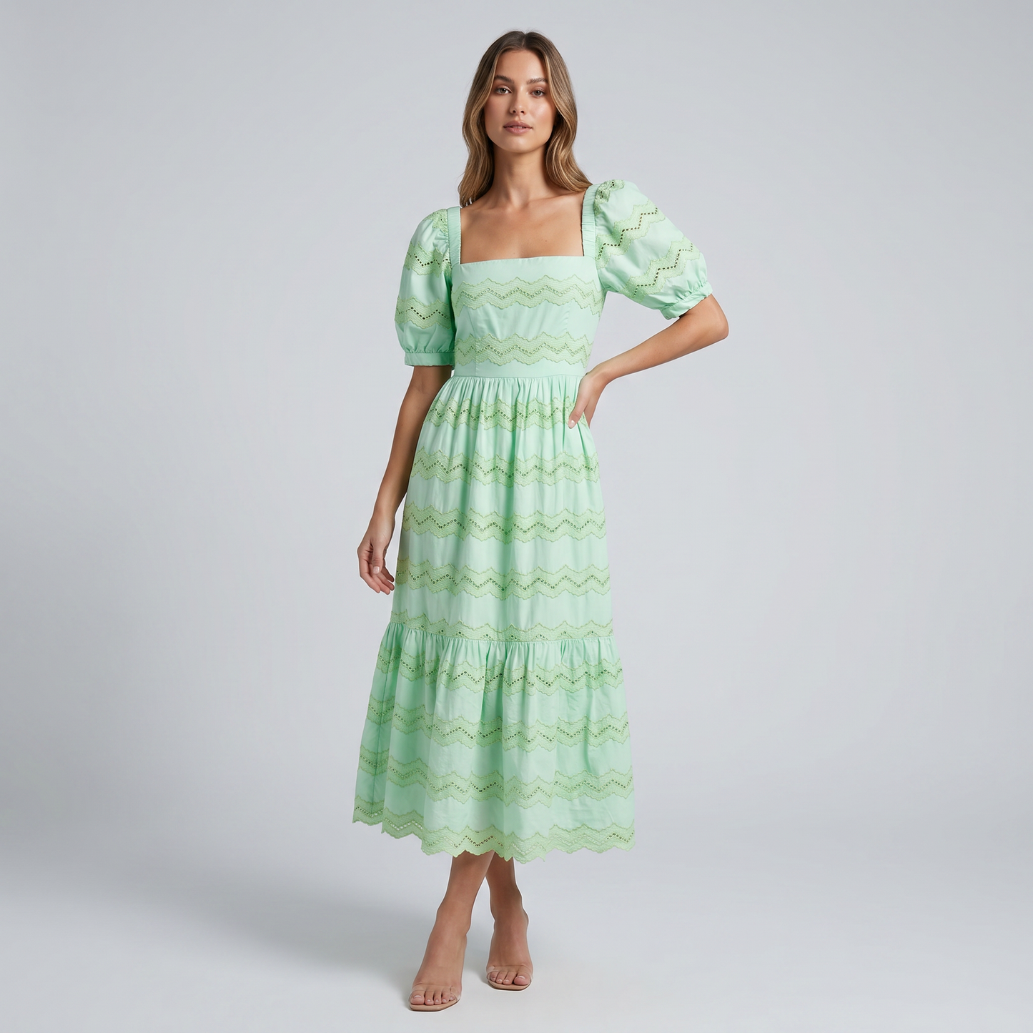 aguamarina midi dress