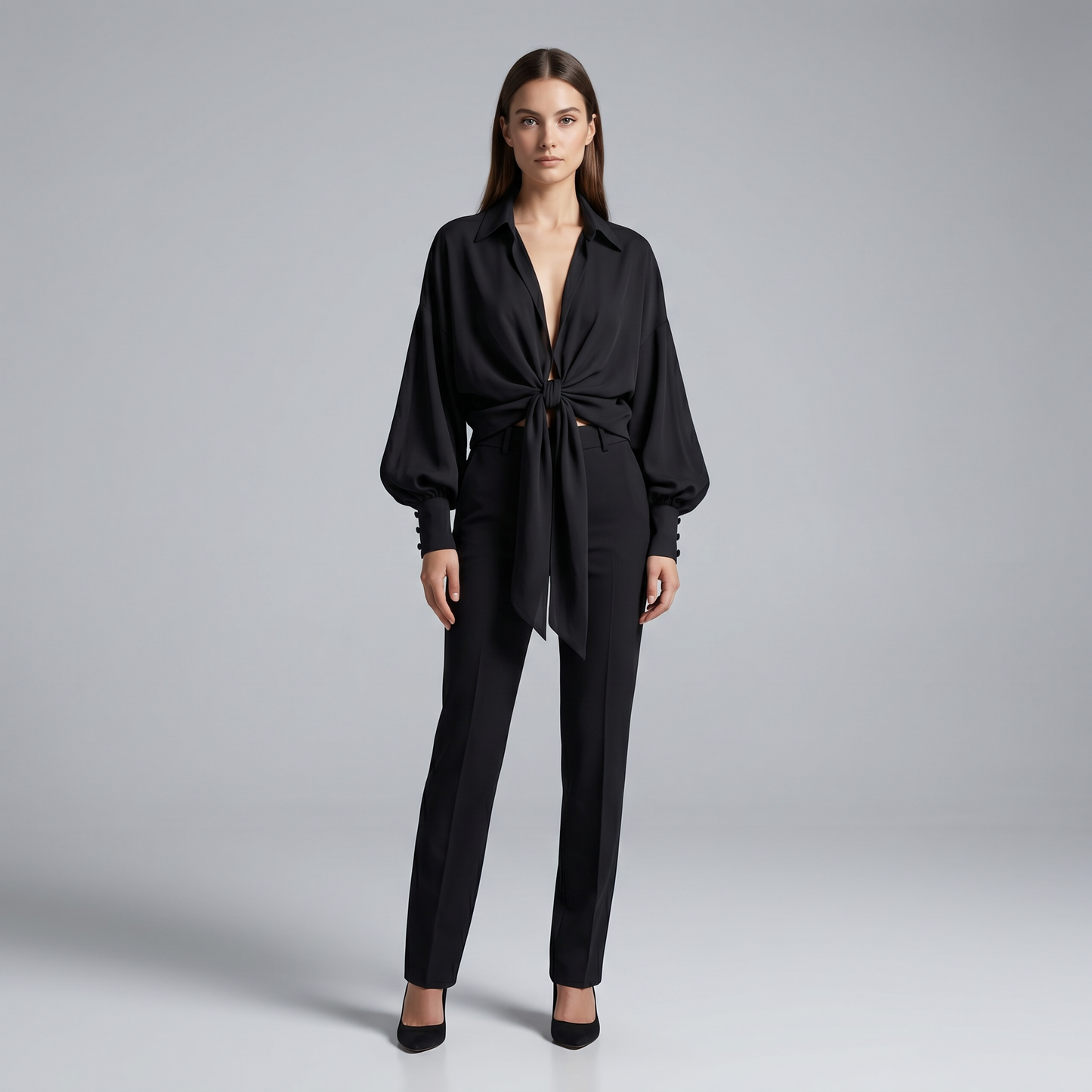 blusa kamisis negra