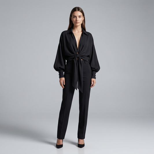 blusa kamisis negra
