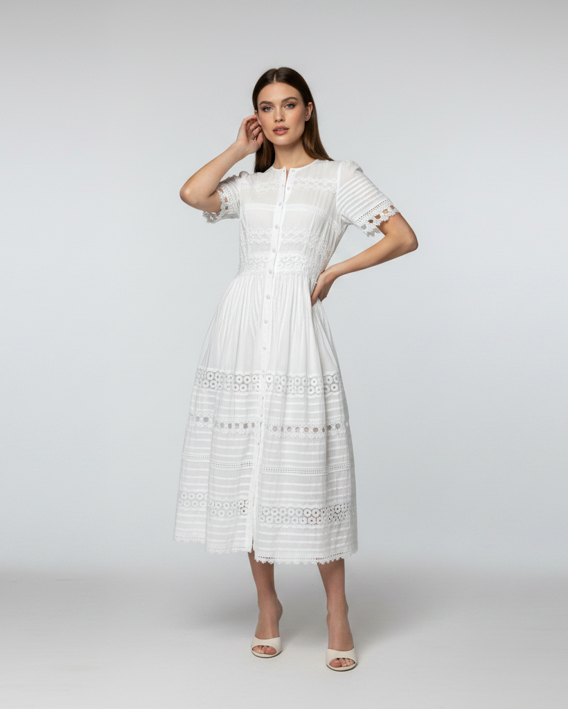 Camila dress white