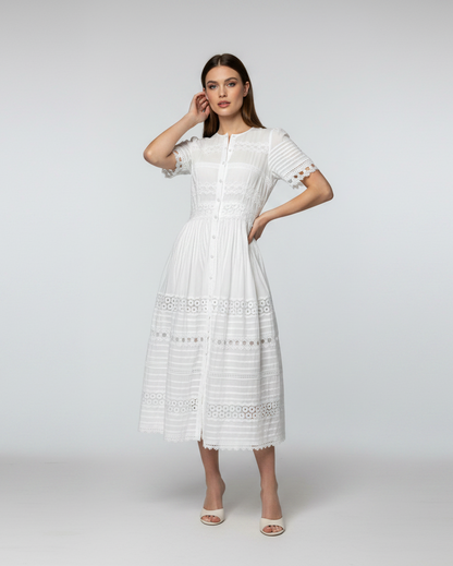 Camila dress white