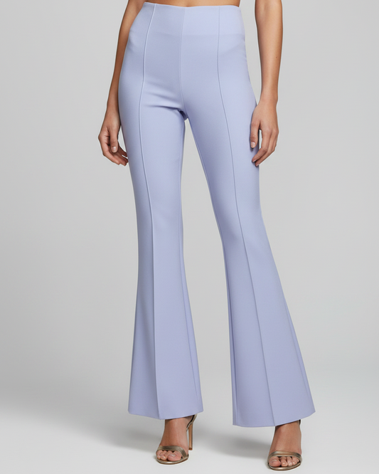 Pantalón lila bota amplia