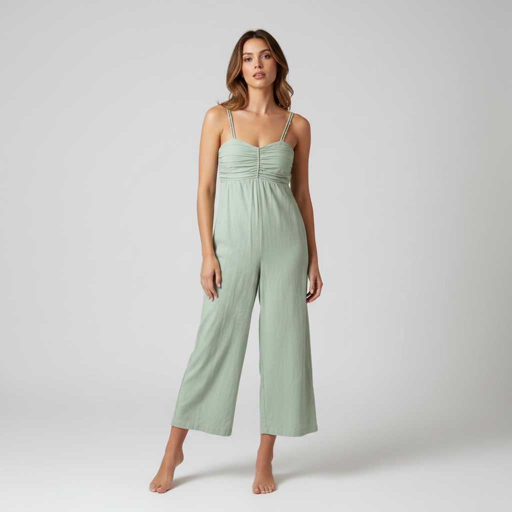Jumpsuit verde olivo
