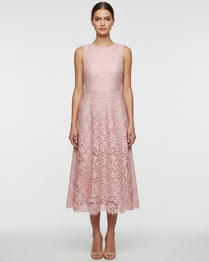 Lace midi dress