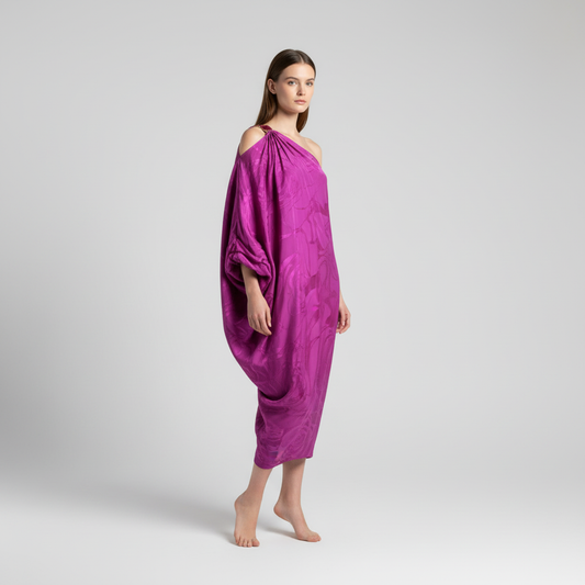 vestido middi floral