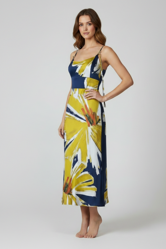 Lizzo floral slip dress